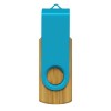 4GB Bamboo USB Drives Light Blue